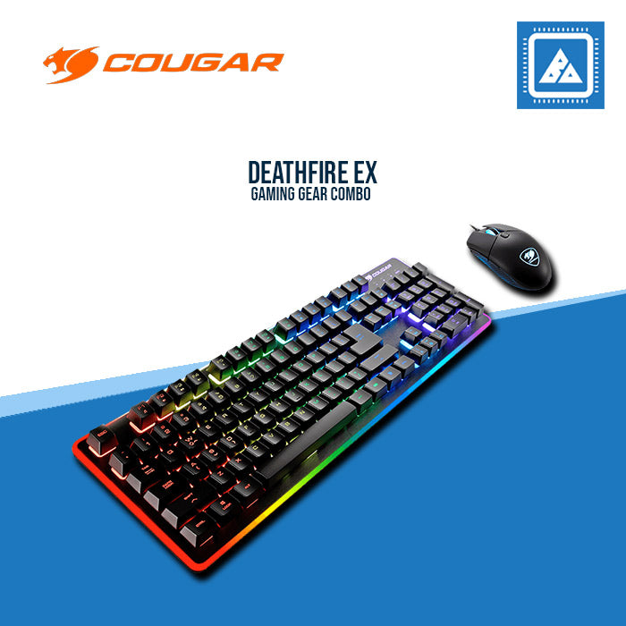 COUGAR COMBO KEYBOARD DEATHFIRE EX HIBRID 8 COLOR BACKLIGHT / MICE ADNS-5050 2000DPI COUGAR COMBO KEYBOARD DEATHFIRE EX HIBRID 8 COLOR BACKLIGHT / MICE ADNS-5050 2000DPI